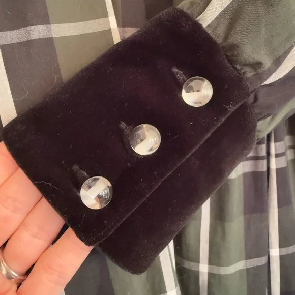 Tuckernuck Green Plaid Long Sleeve Dress - Picture 3 of 4